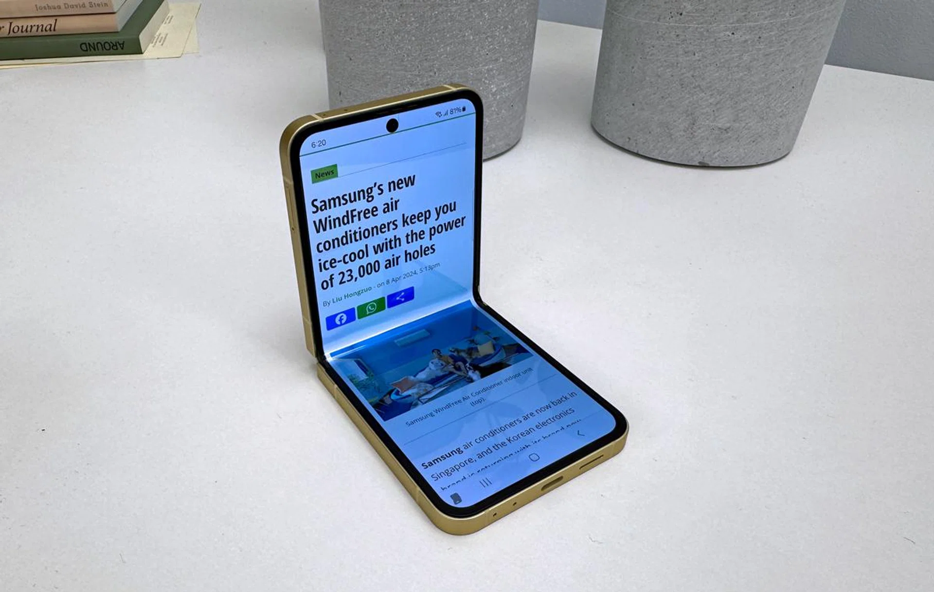 Samsung Galaxy Z Flip6. Photo: HWZ.