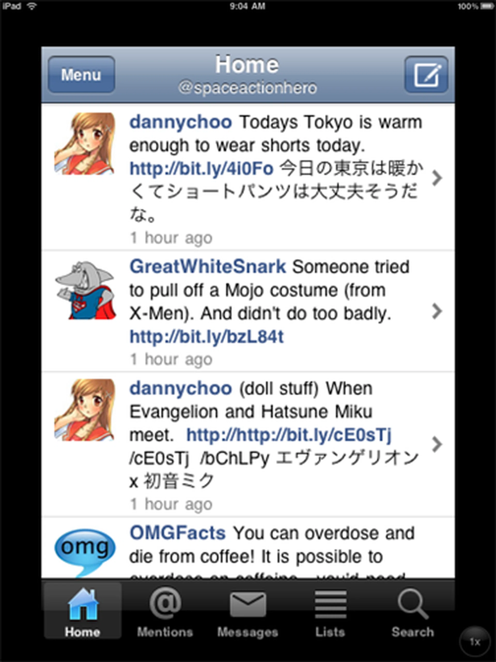 You can, however, blow them up by zooming in, but if you do, they'll end up looking slightly pixilated (though it's not very visible in this screen capture).