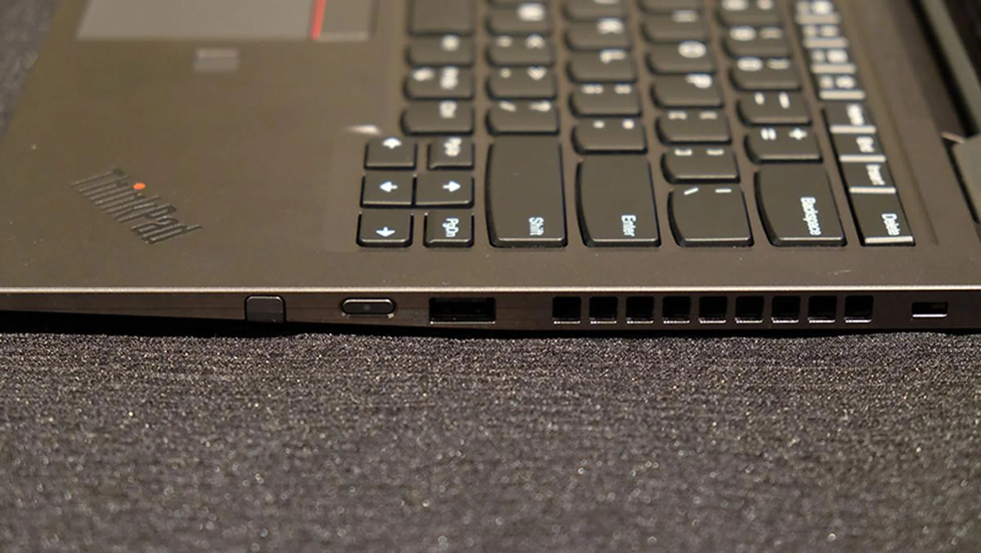 Here's a look at the ports on the right.