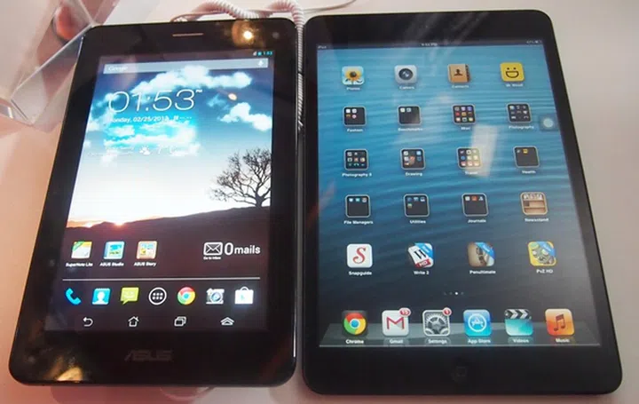 Is the Apple iPad mini its direct competitor? We don't think so since they are targeting different market segments.