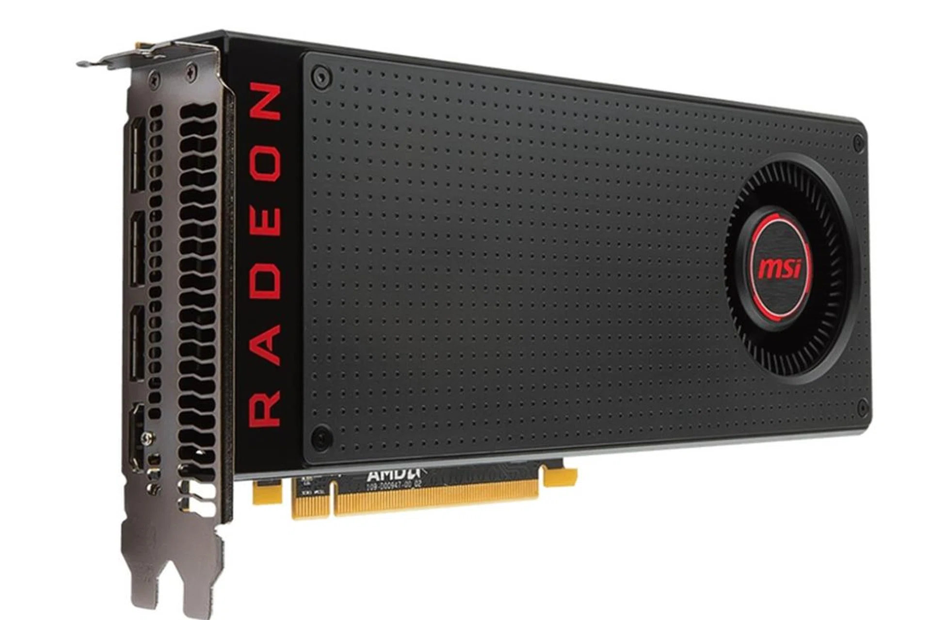 The MSI Radeon RX 580 8G. (Image source: MSI)