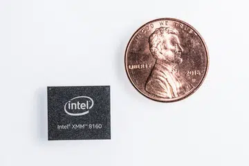 The Intel XMM 8160 5G modem. <br>Image source: Intel