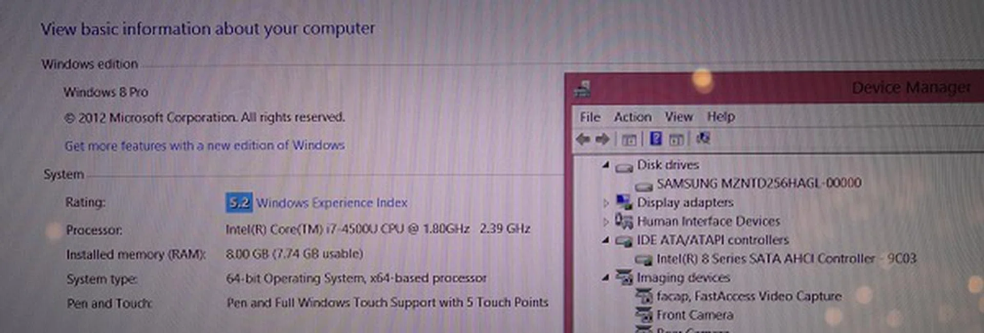 The demo unit was powered by an Intel Core i7-4500U processor running at 1.8GHz, with 8GB of RAM and a 256GB Samsung SSD. Final specifications for the Singapore market have yet to be revealed though.
