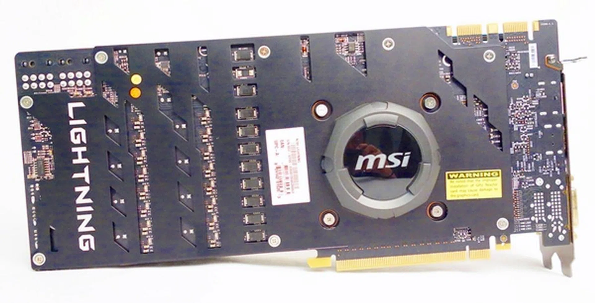 Located at back of the card's PCB, the GPU Reactor conditions power for the GPU so that it operates reliably, especially when it is overclocked.