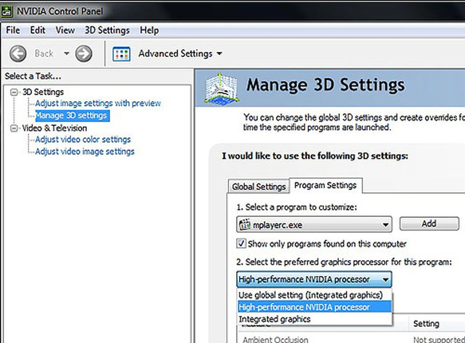 One can always create your own profiles to determine whether the integrated or the discrete graphics does the processing for each application.