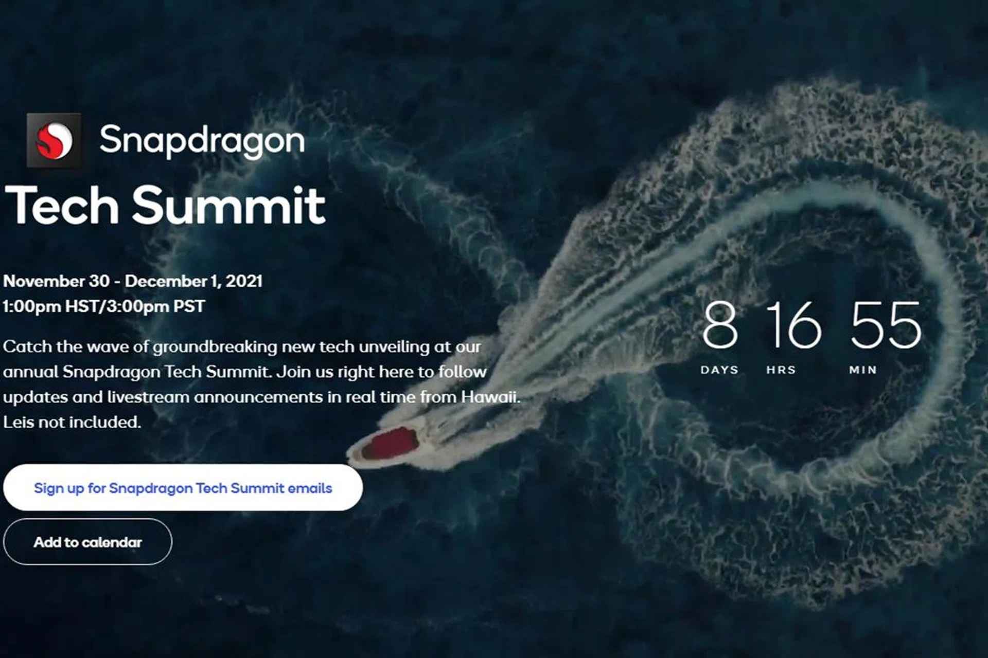 Qualcomm's Snapdragon Tech Summit.