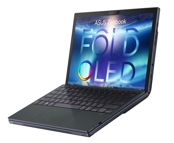 The keyboard attaches to the display to create a more traditional notebook experience. (Image source: ASUS)