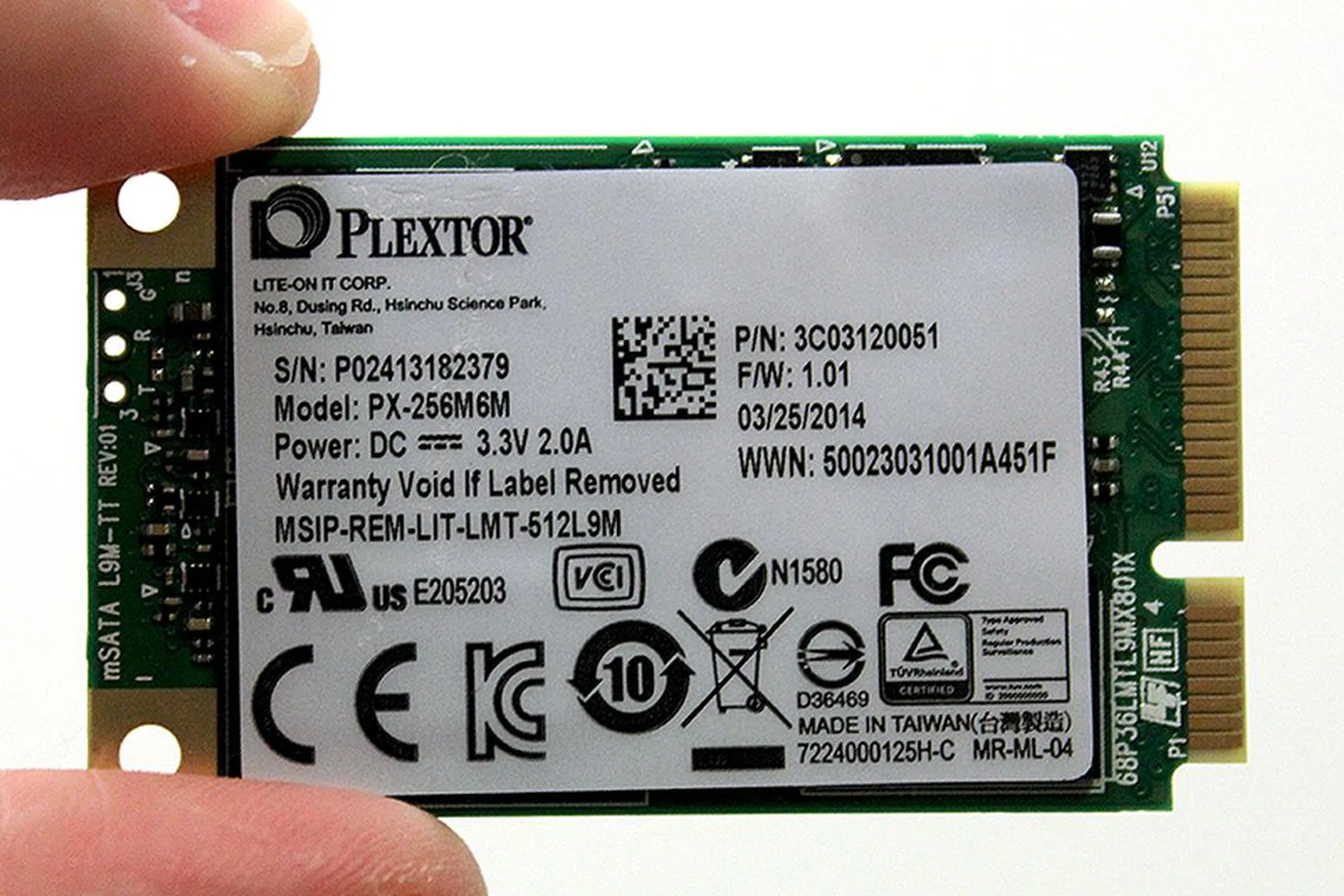 The Plextor M6M was first seen along with the M6S earlier this year at CeBIT 2014.