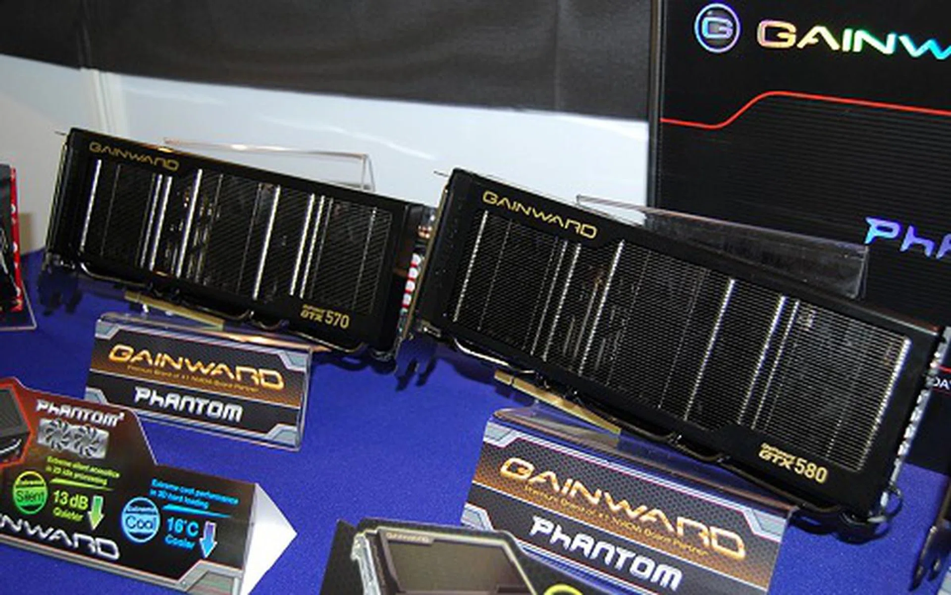 Gainward is stepping up to a new direction in recent times as they are focusing strongly on their new Phantom series where the heatsink is in front of the fans, reducing noise and improving temperatures according to Gainward. One other news, expect Gainward to be available in this part of the region and its likely back for good this time.