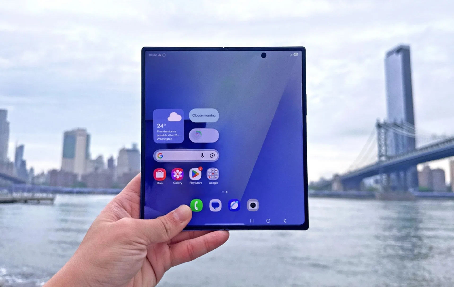 The Samsung Galaxy Z Fold7.