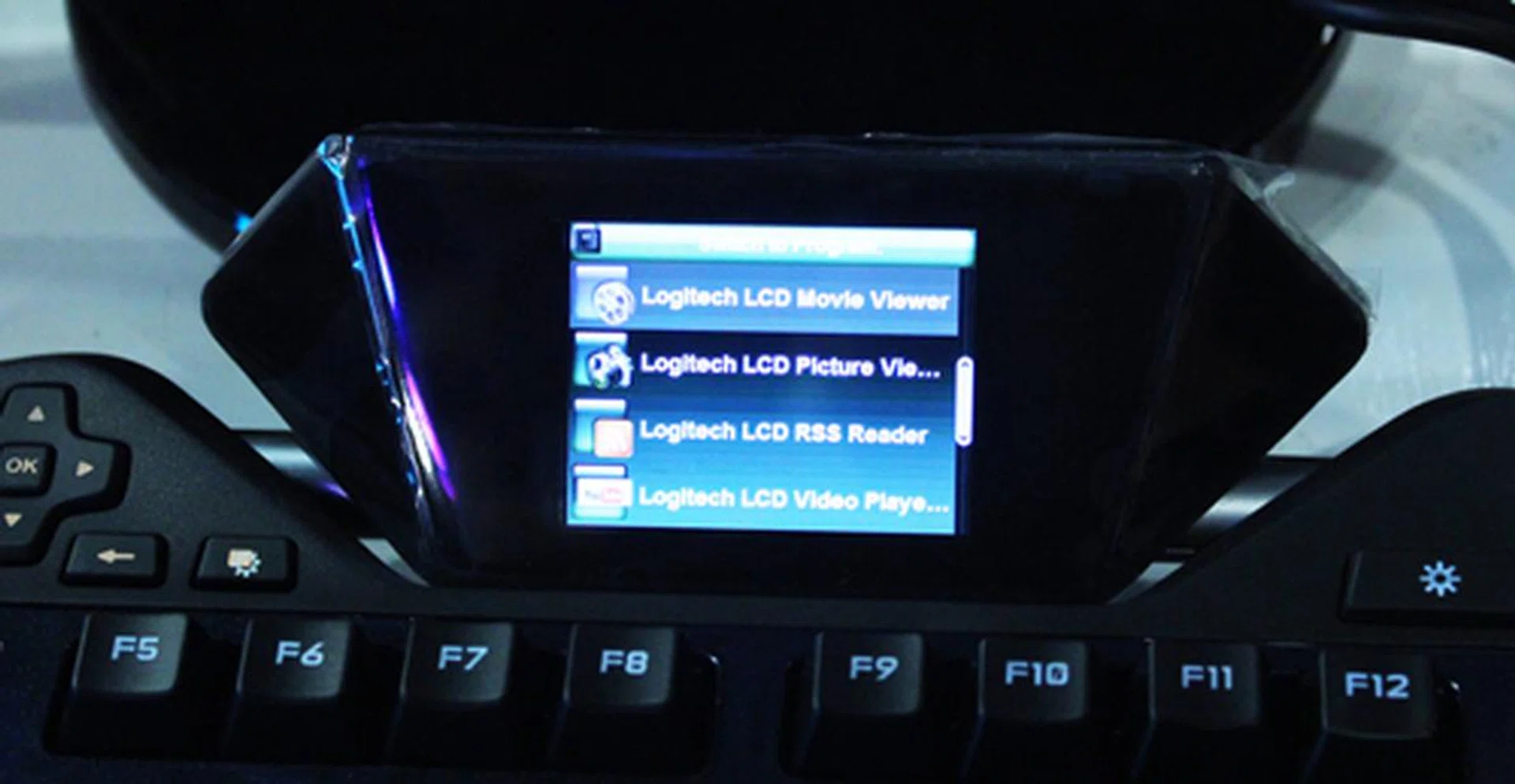The GamePanel LCD has a lot of different information options for the user to choose from.