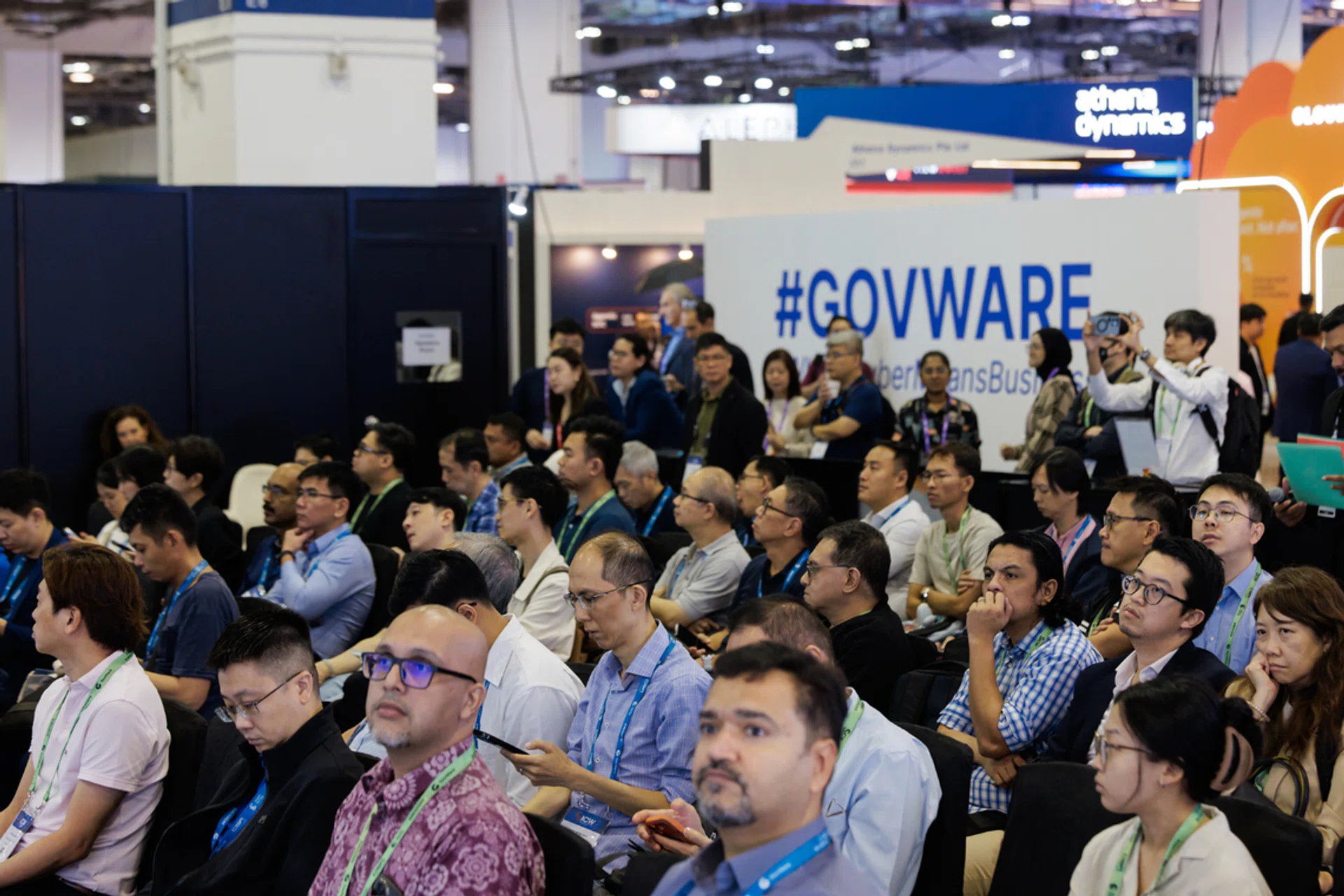 The crowd at a panel.