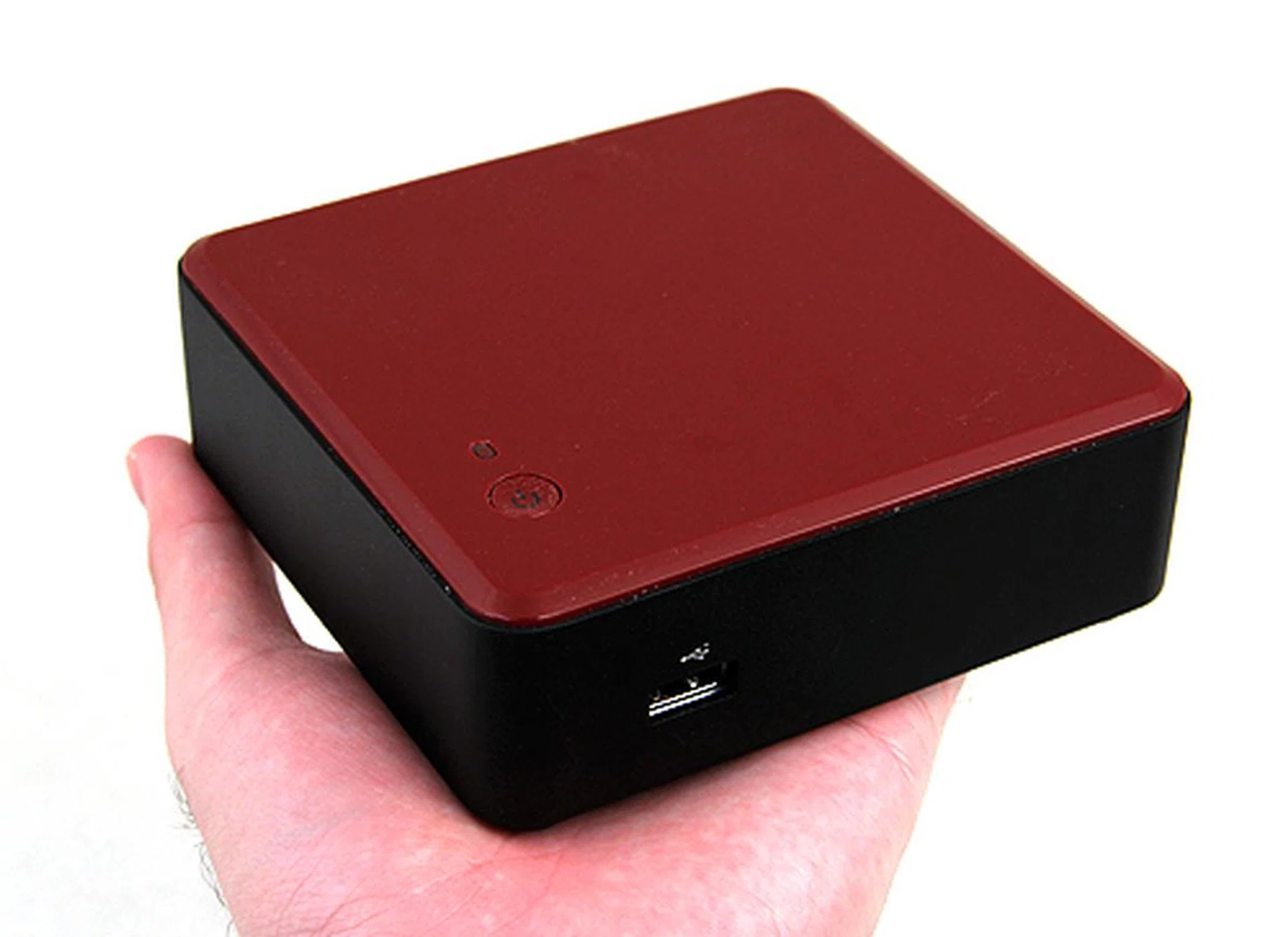 Measuring just 4 by 4 inches and weighing just over half a kilogram, the Intel NUC Mini-PC fits in the palm of your hand and is really portable (you'd still need a monitor, keyboard and mouse, though).