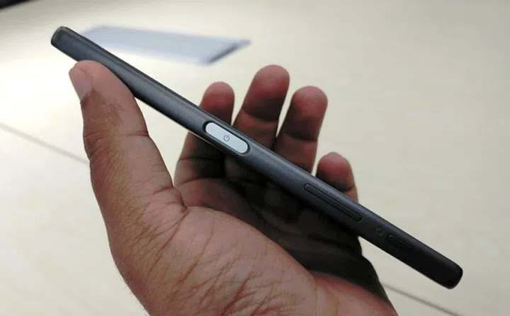 Fingerprint sensor is integrated with the power button.