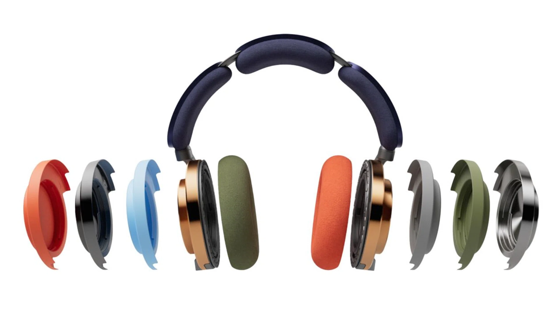 Dyson will launch cushions and ear cups in seven colours as stand-alone accessories. Image: Dyson