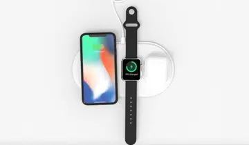 The AirUnleashed wireless charging pad can charge the iPhone, Apple Watch and AirPods at the same time. <br>Image source: AirUnleashed