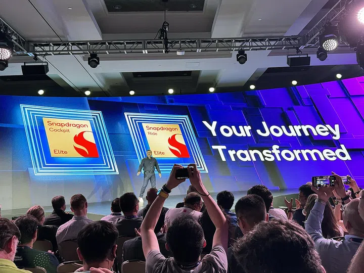 Snapdragon Cockpit Elite and Snapdragon Ride Elite, unveiled at Snapdragon Summit 2024. Photo: HWZ.