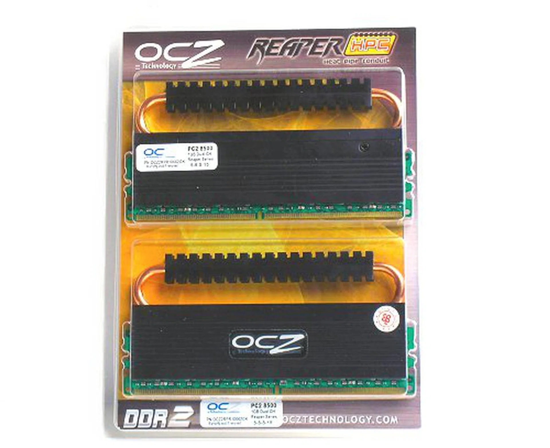 OCZ PC2-8500 Reaper HPC Edition 2GB (2 x 1GB) kit.