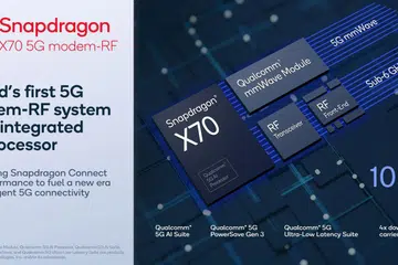 Qualcomm's Snapdragon X70 Modem-RF System.
