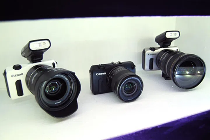 You can mount existing Canon DSLR lenses on the EOS M with the new mount adapter and still get full autofocus capabilities.