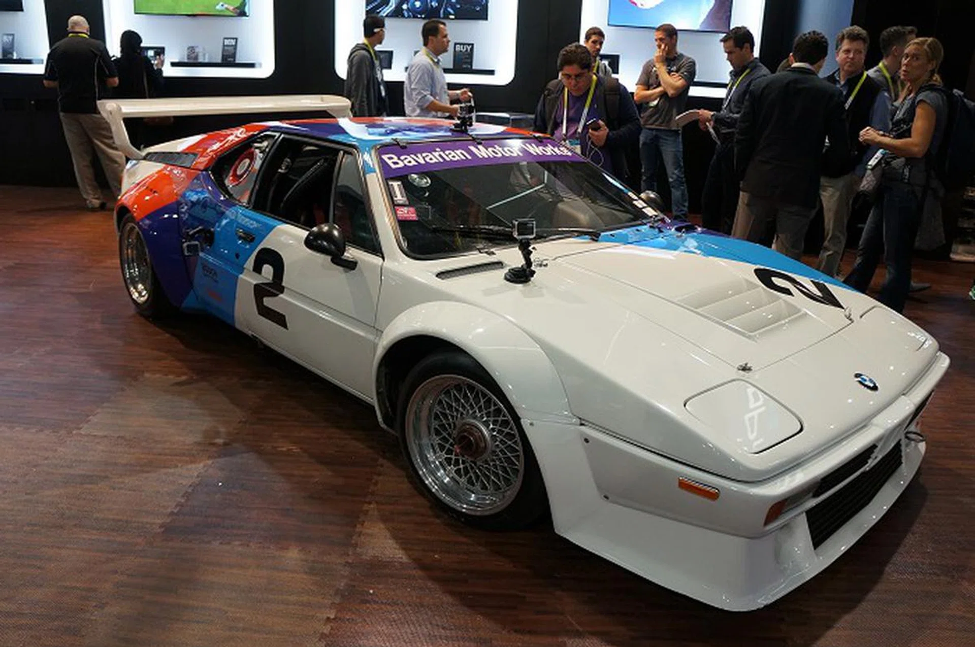 GoPro outfitted a classic BMW M1 with numerous GoPro units for an eye-catching showcase.