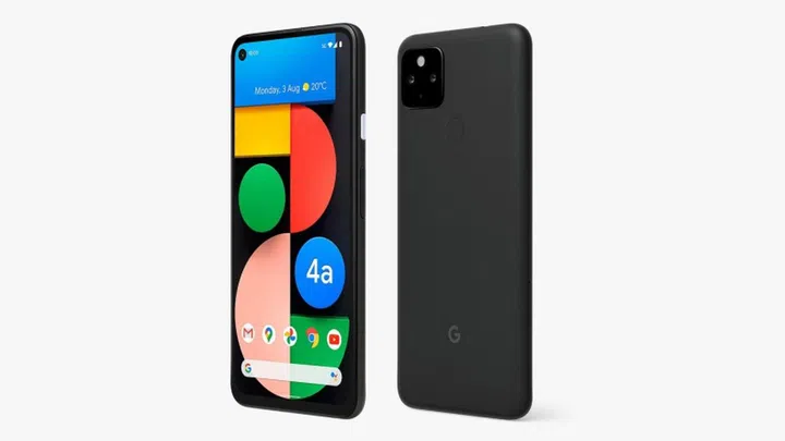Official render of the upcoming Google Pixel 4a 5G. <br>Image source: John Lewis