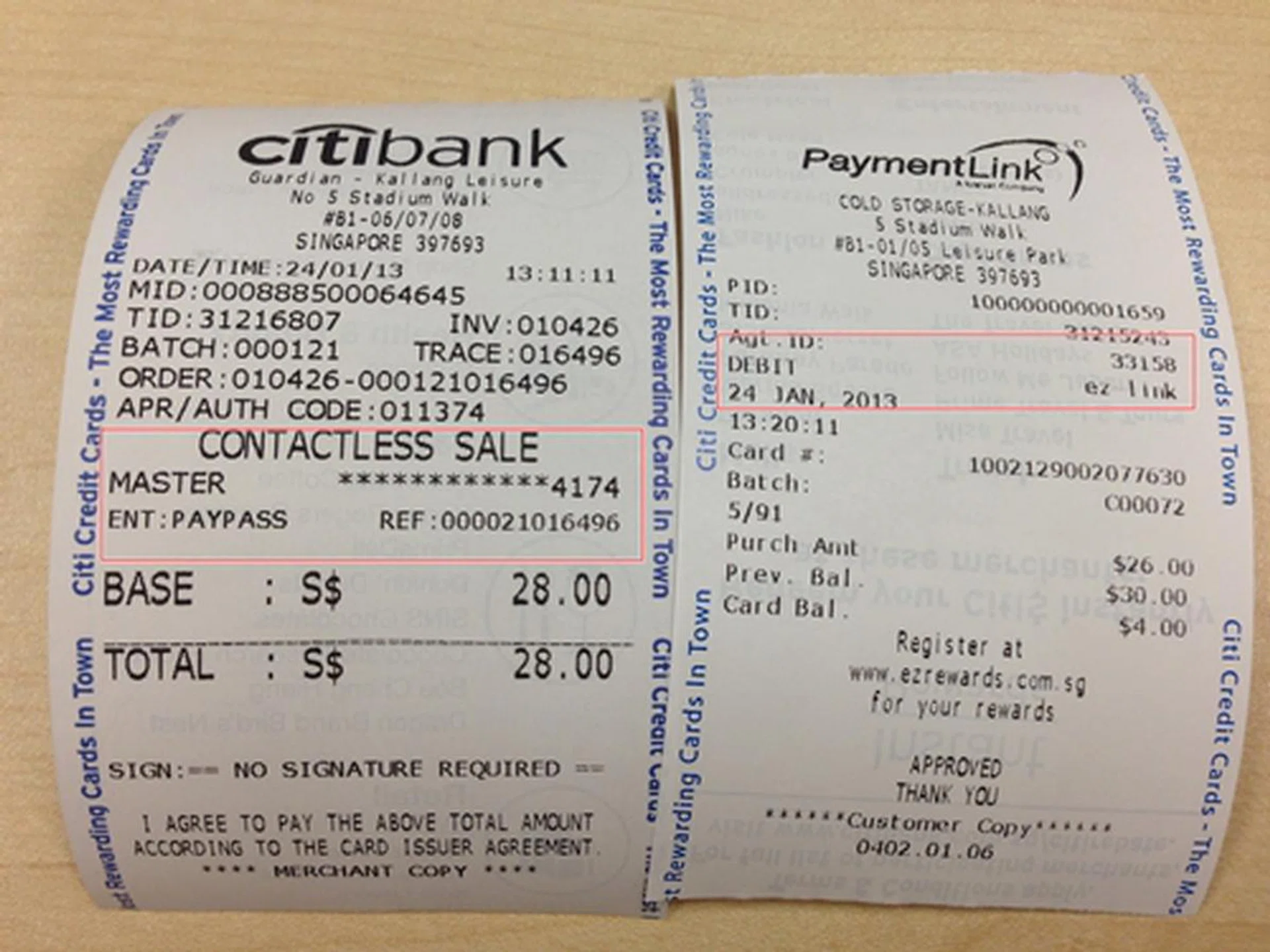 The NFC payment transactions were successful on our fourth and fifth attempts!