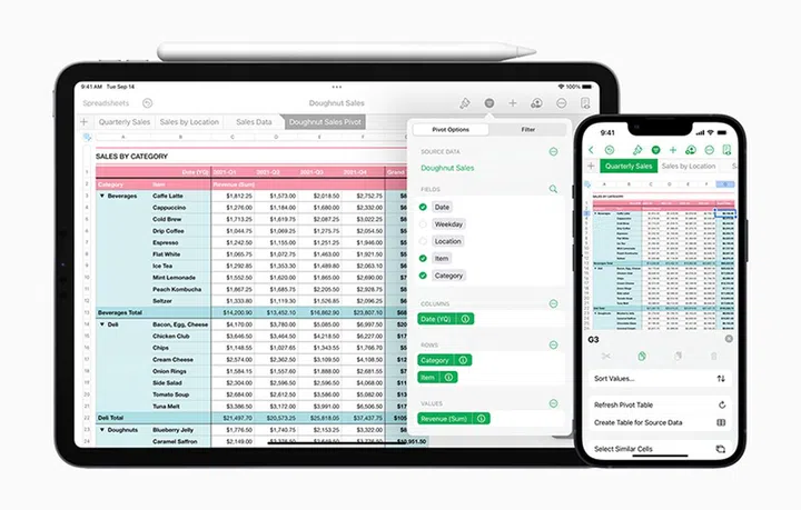 Pivot Tables.