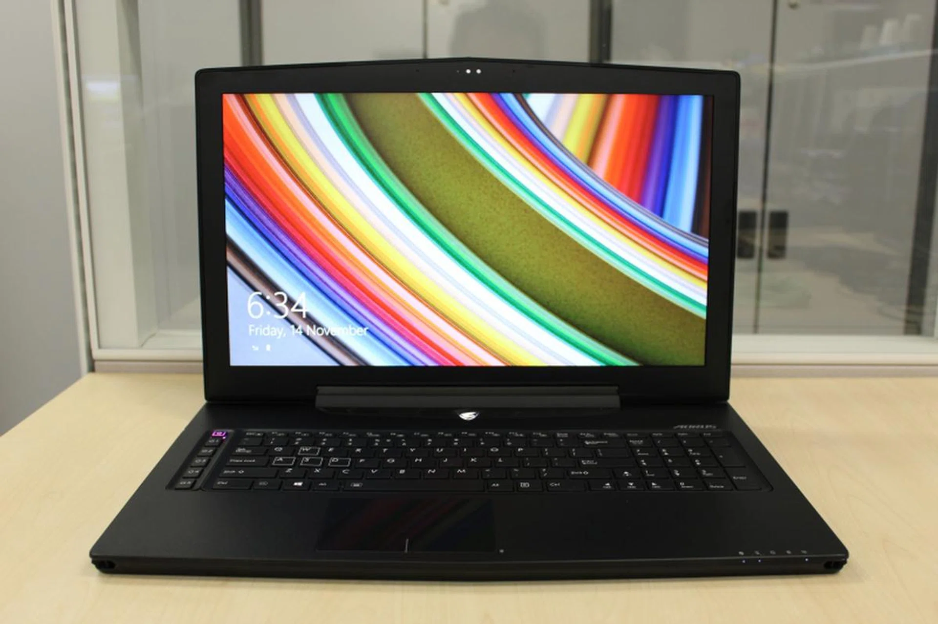 The Aorus X7 Pro's chassis hasn't changed much since its debut with the original Aorus X7.