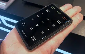 The Diskcrypt M100 is small enough to fit in the palm of your hands.