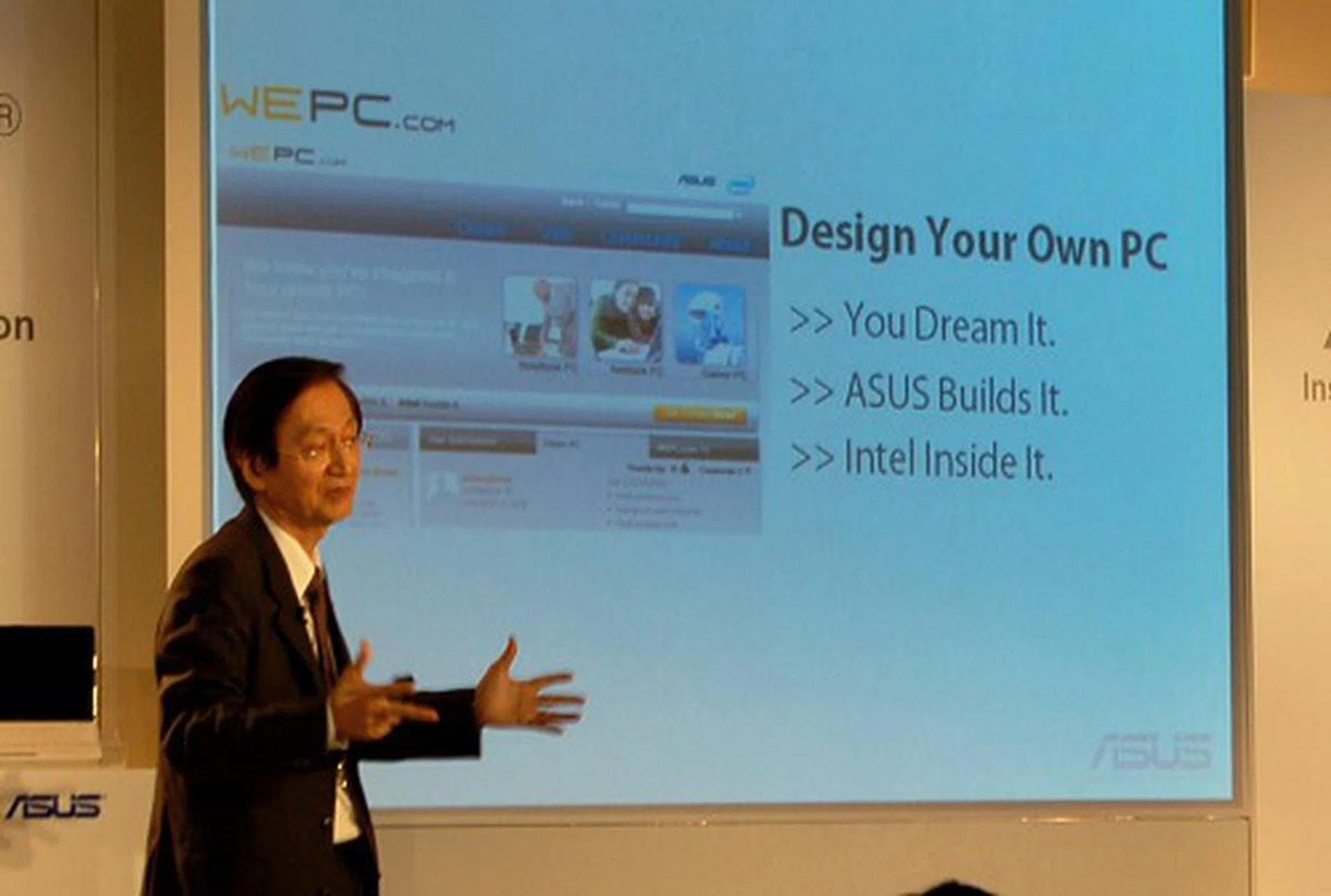  ASUS also reminded us of their WEPC initiative in 2008 whereby you design it and ASUS builds it. Community driven and user-driven efforts these days play a big role these days and this outlet by ASUS gives this group of people their recognition and fulfills their needs.  