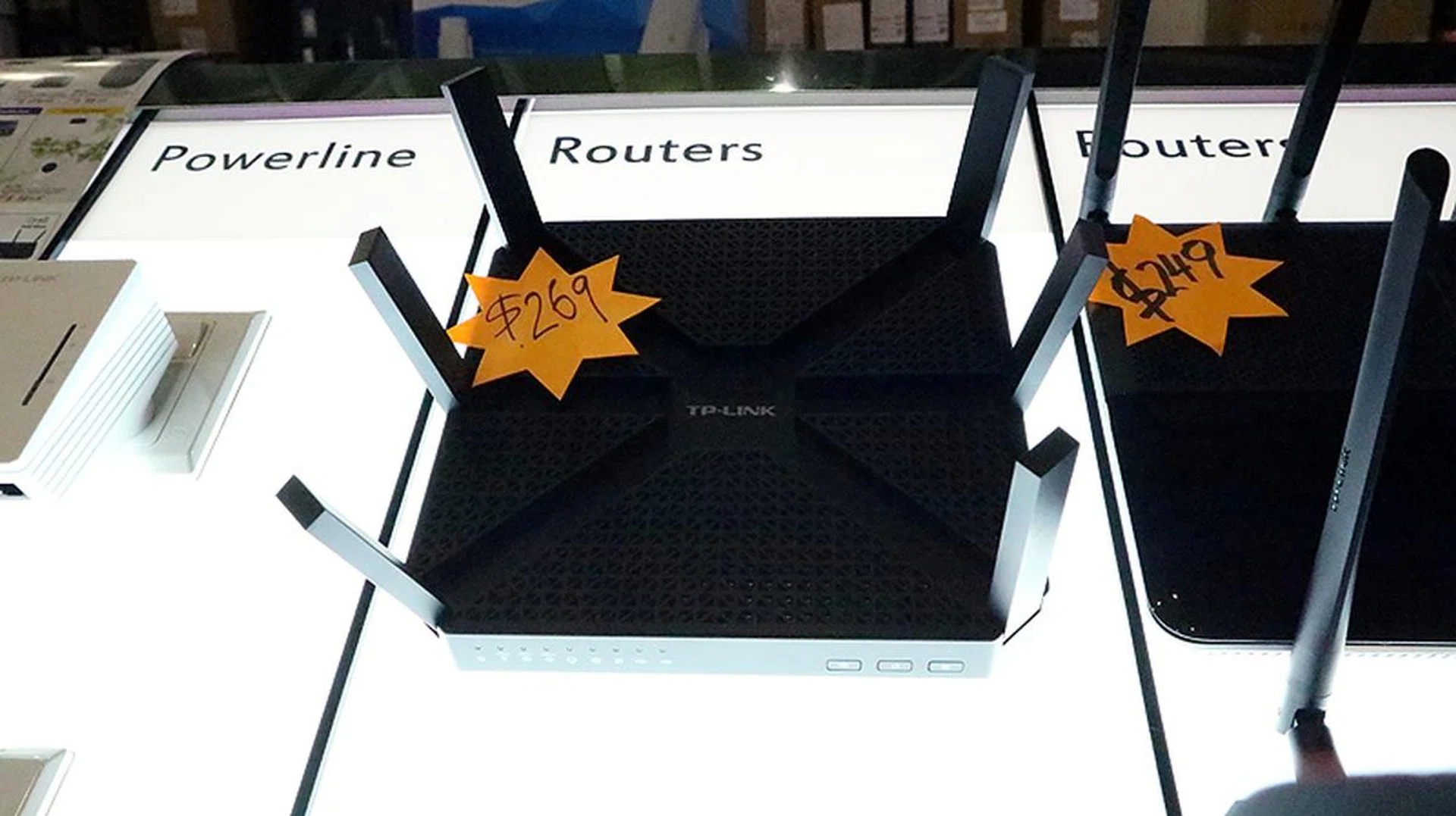 The TP-Link Archer C3200 is tri-band AC3200 router that’s compact for its tier. The top panel is actually a heat vent that lets the router stay cool while your wireless goes fast. It’s now S$269 (U.P. S$299). Find it at Expo Hall 5, Booth 5024. 