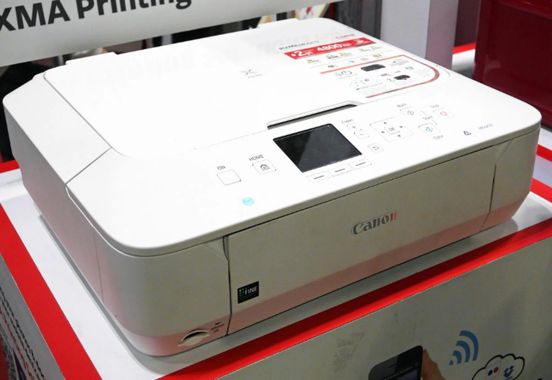 In celebration of National Day, save $49 and grab the Canon Pixma MG6470 for $150. It comes with built-in wireless networking and a 3-inch LCD screen. It supports Apple AirPrint and features auto duplex printing.