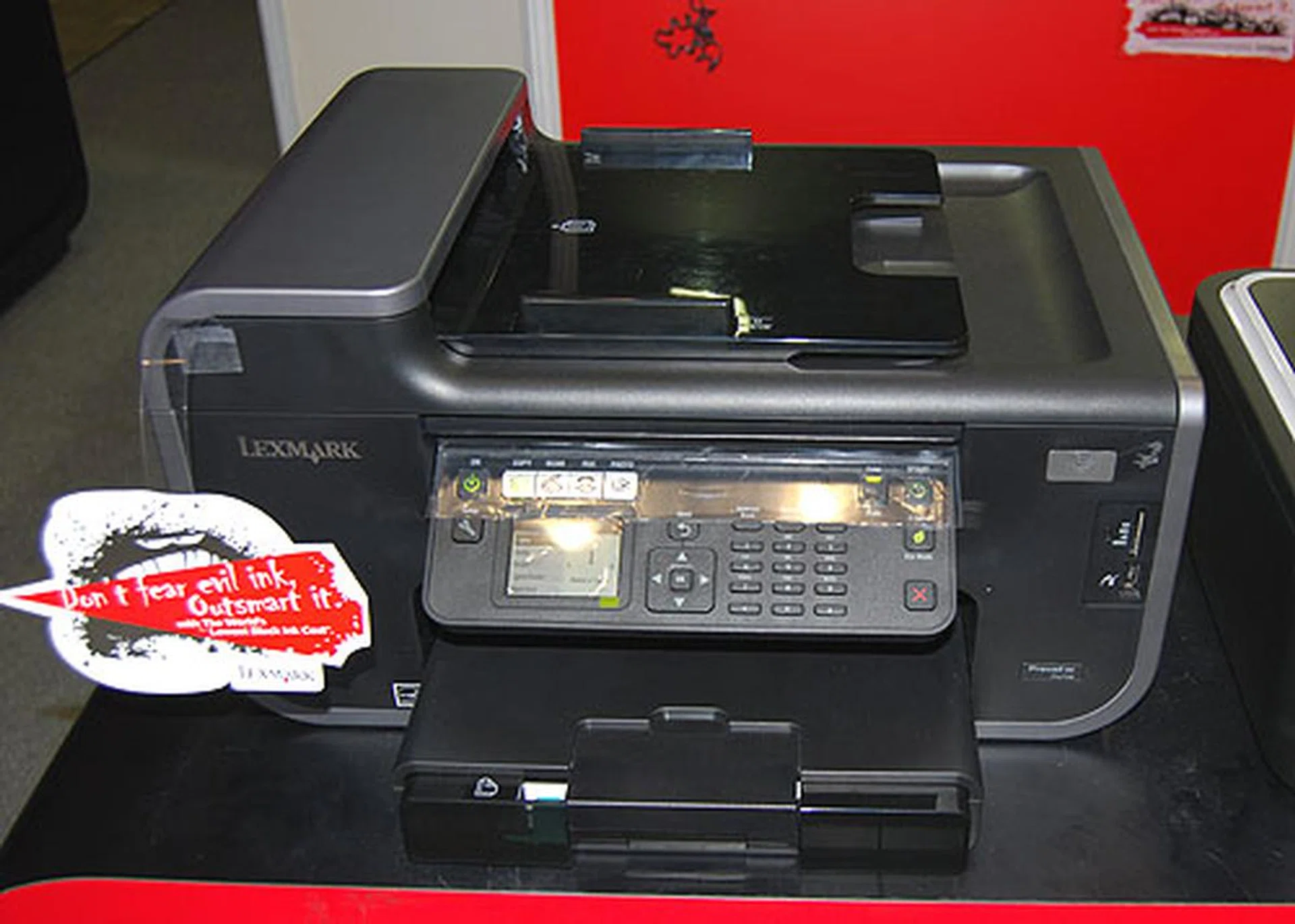 The Pro708 is one of our favorite choices for the professional, garnering our Tech Awards Editor's choice for 2010. Duplex and network printing are some of its features, along with business card scanning. It costs $349 at the IT Show, free gifts include an X-Mini Capsule speaker and an 500GB external HDD. 