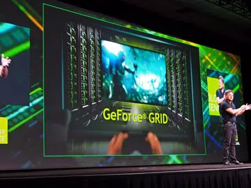 GeForce GRID is the new cloud technology announced by NVIDIA CEO Jen-Hsun Huang at his keynote address at GTC 2012.