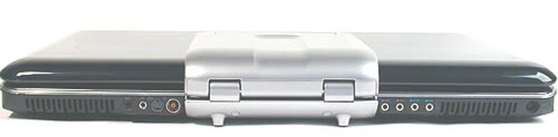 The audio outputs and the related outputs/inputs for the integrated, hybrid HDTV tuner are found at the rear.