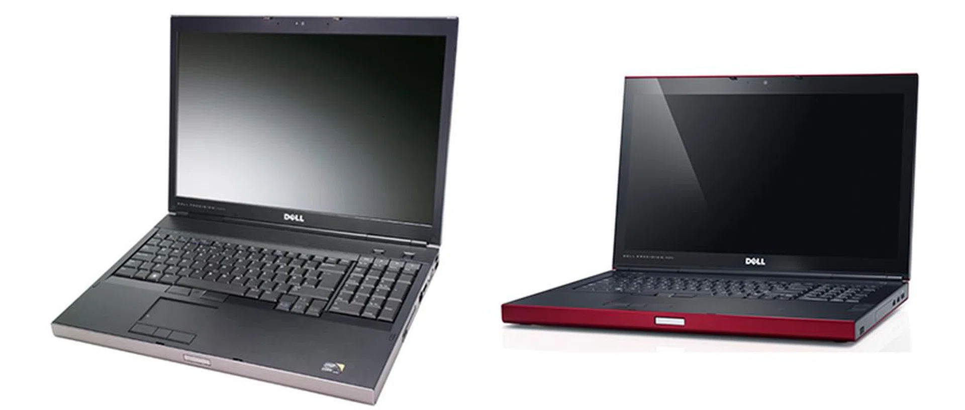 Here are the Dell Precision M6500 (left) and M6700 from yesteryear. It doesn't look as if a whole lot has changed between the two.
