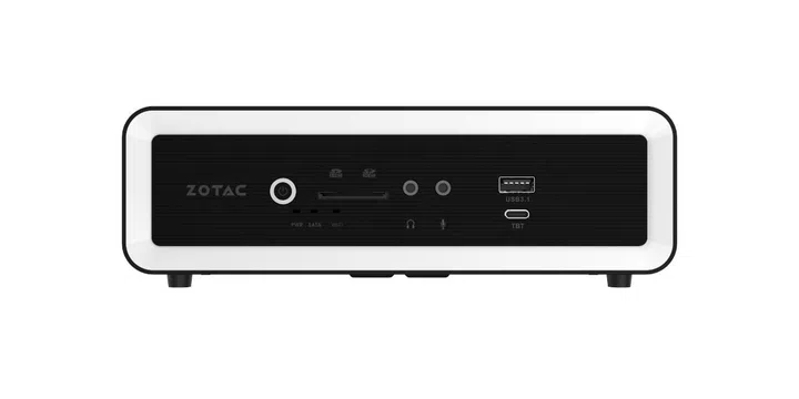 Front view of the Zotac ZBox CI669 nano (Image source: Zotac)