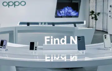Oppo Find N series at one of Oppo's Shenzhen offices.