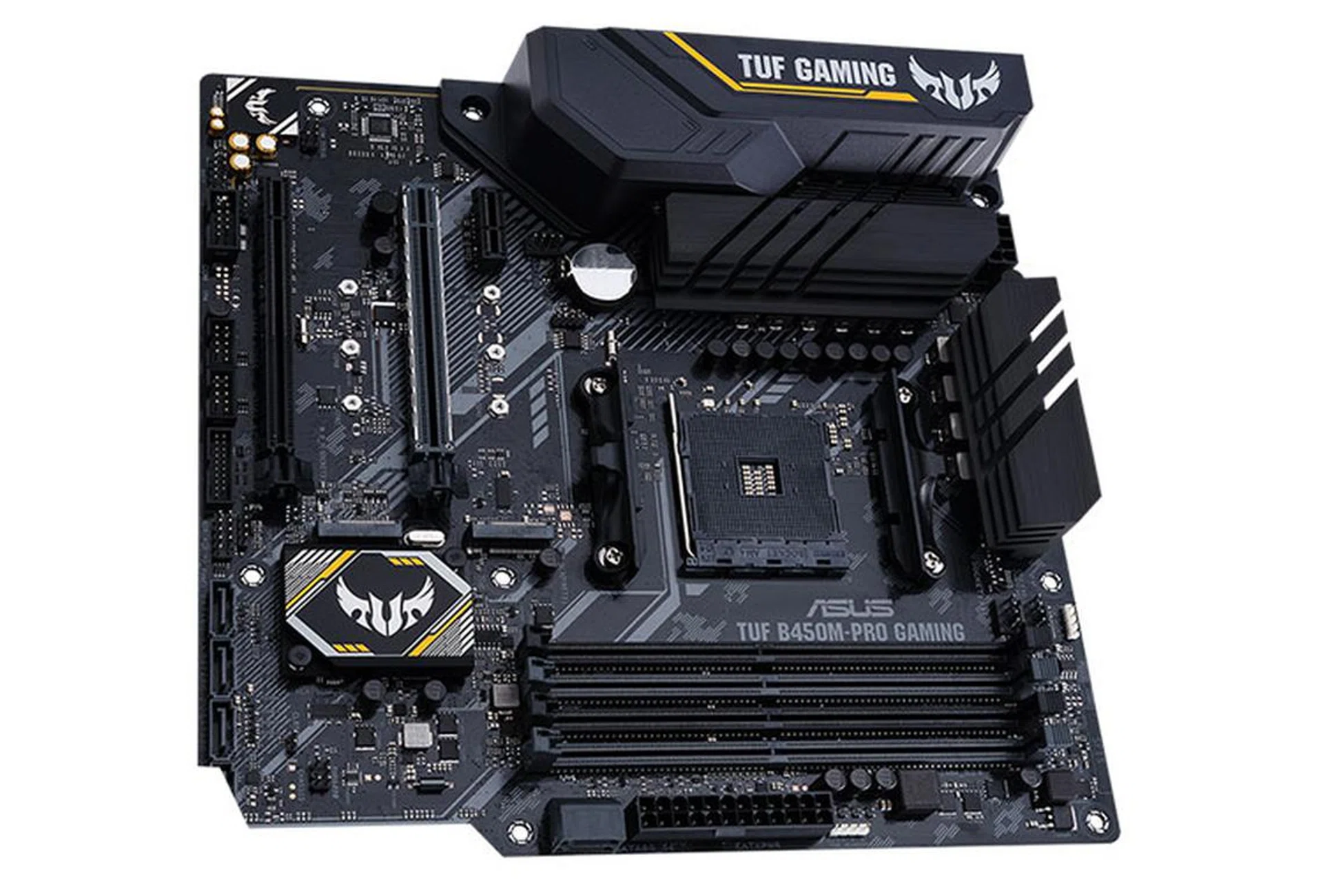 ASYS TUF B450M-Pro Gaming. (Image Source: ASUS)