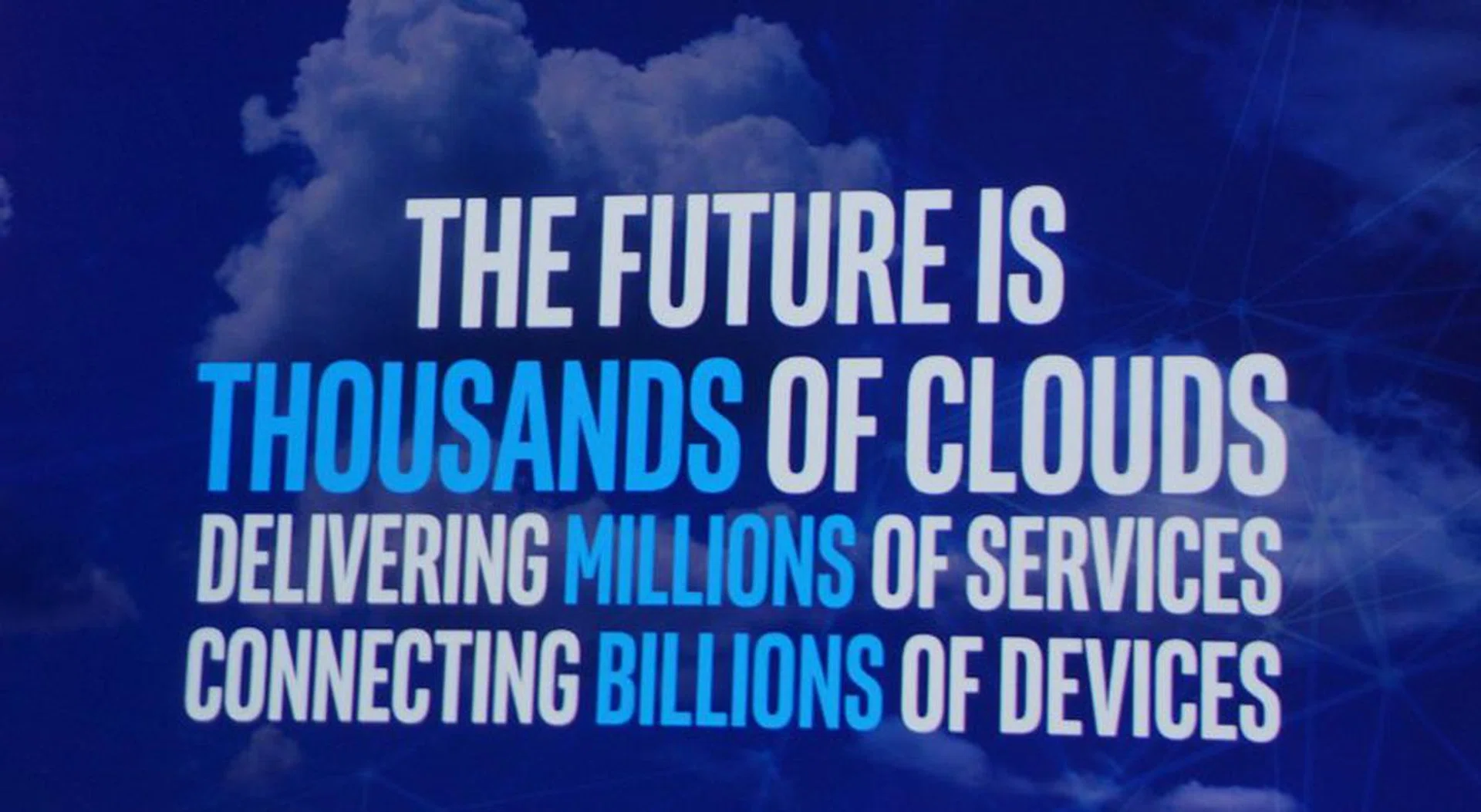 The data center in the clouds is still the backend where everything takes place.