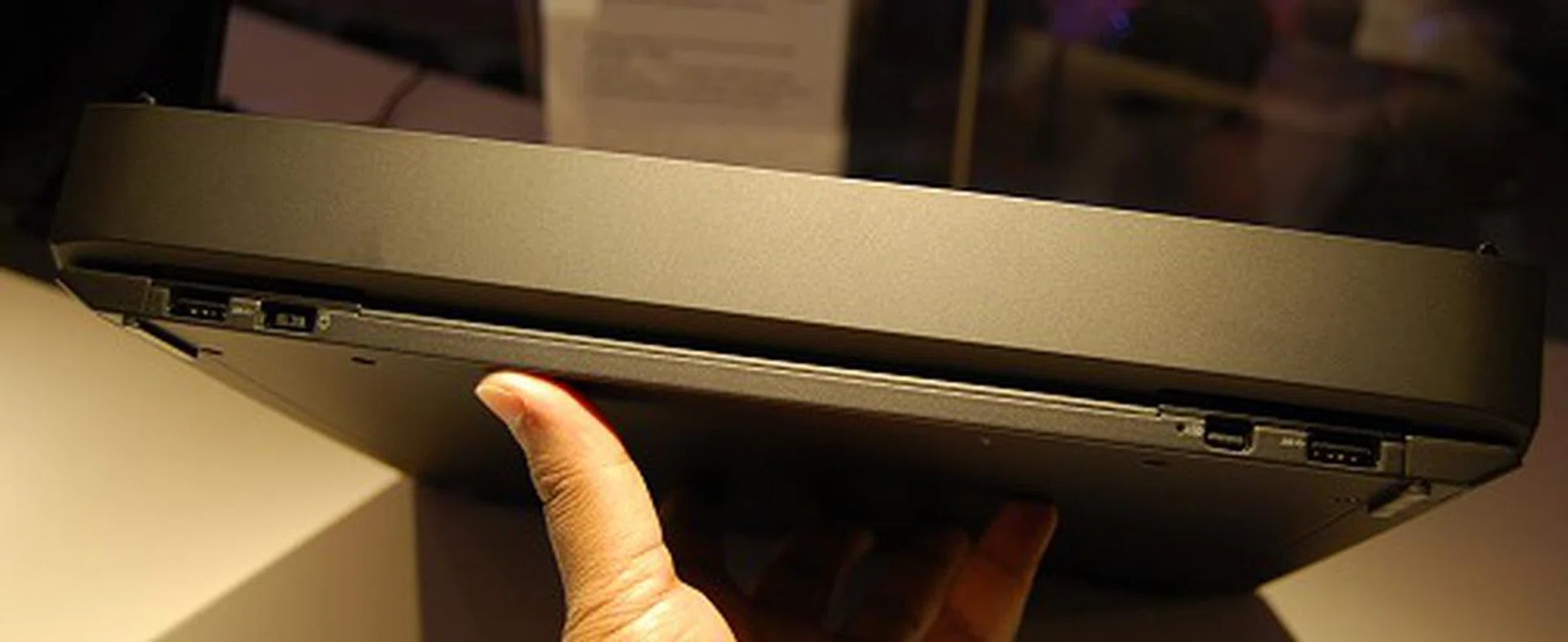 The back of the dock also has a rear flap that folds down to hide and protect the docking connections when the dock is not in use.