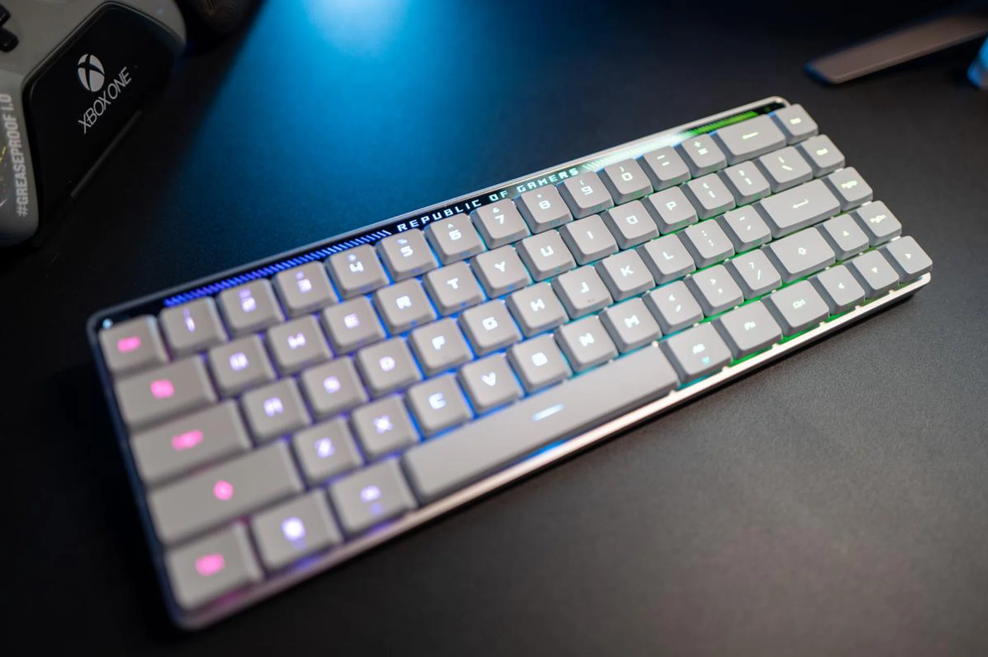 The ROG Falchion RX Low Profile keyboard is one of the best wireless keyboards we have tested.