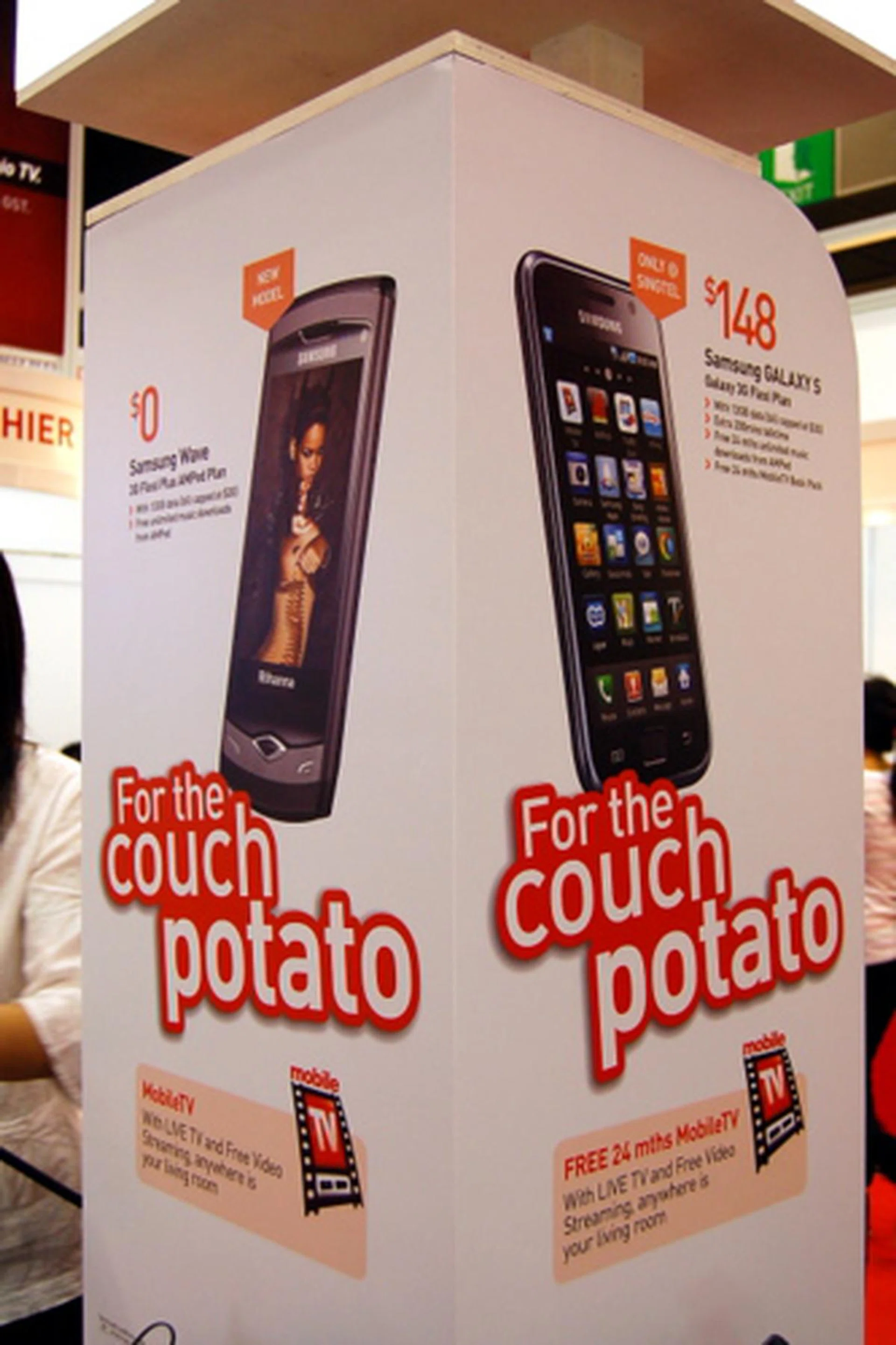 Fancy a Samsung Wave for as low as $0? Or the Galaxy S is tempting at $148 on a special Galaxy 3G Flexi Plan that packs in 12GB of data, 200 minutes more talktime, and 24 months of free AMPED music and MobileTV Basic.