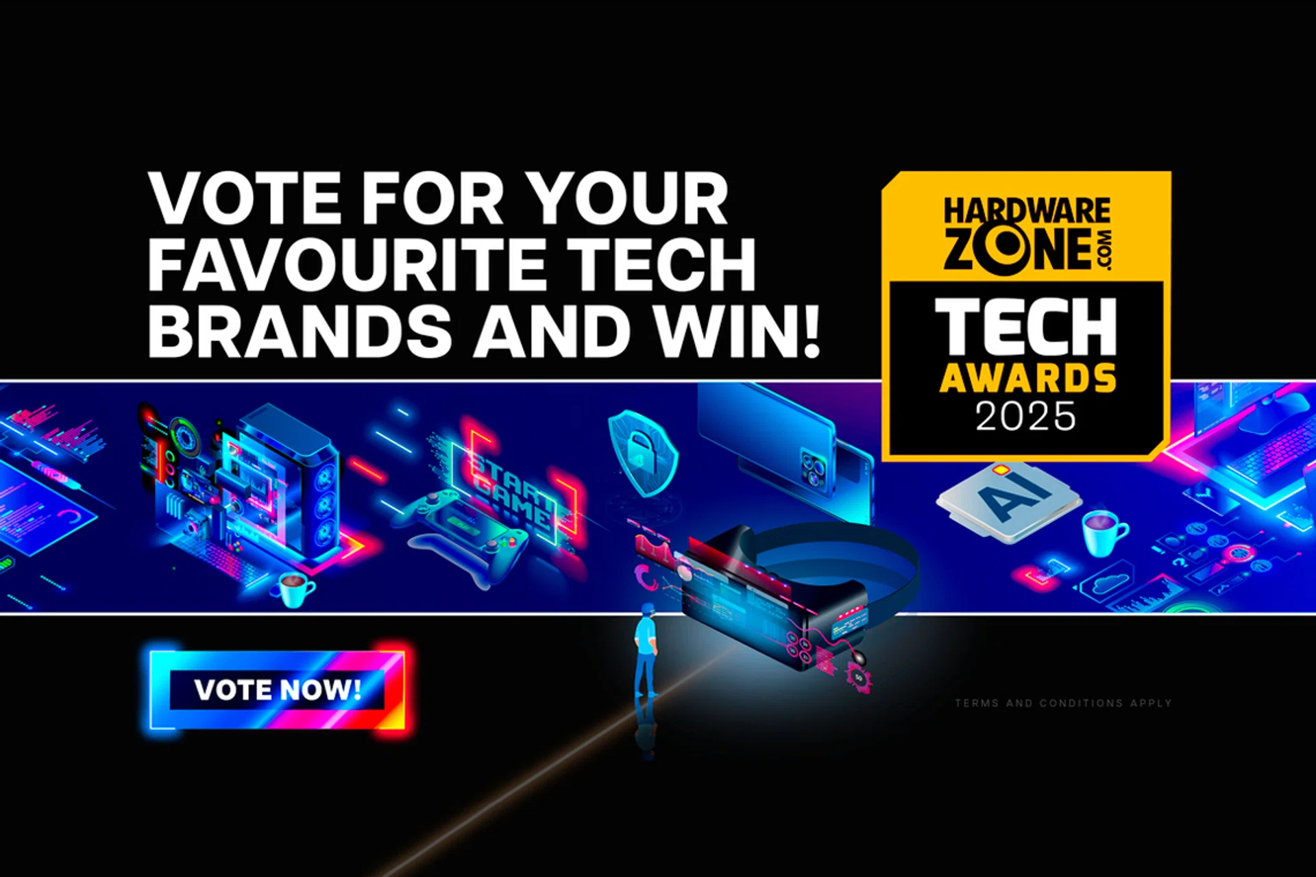 HardwareZone Tech Awards 2025 Readers’ Choice voting banner
