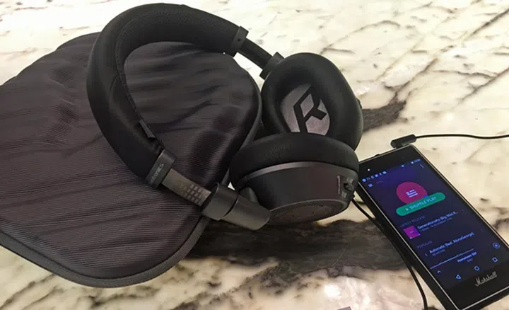 Plantronics BackBeat Pro 2 Special Edition, with its hard carrying case.