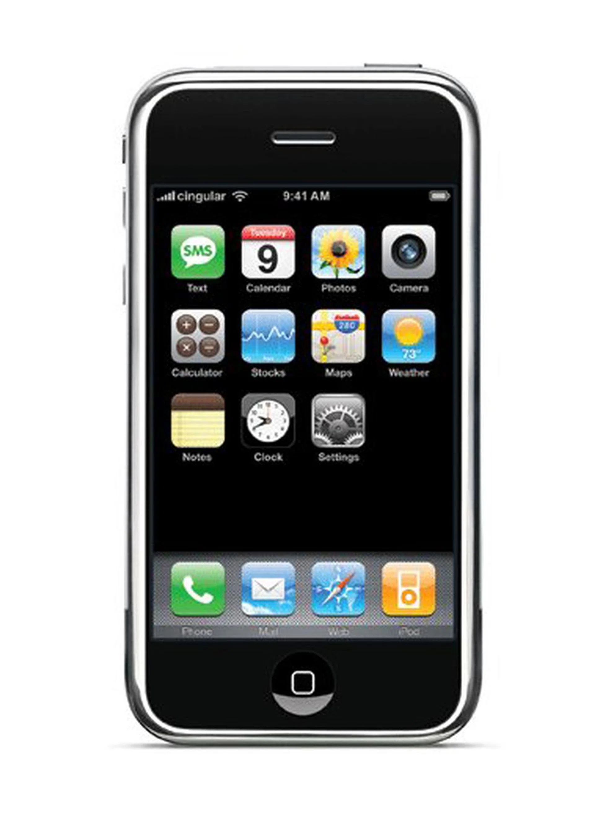 The phone that stole the thunder for the year. The Apple iPhone. Unfortunately, officially, it was out of our reach. But it won't be in the year 2008.