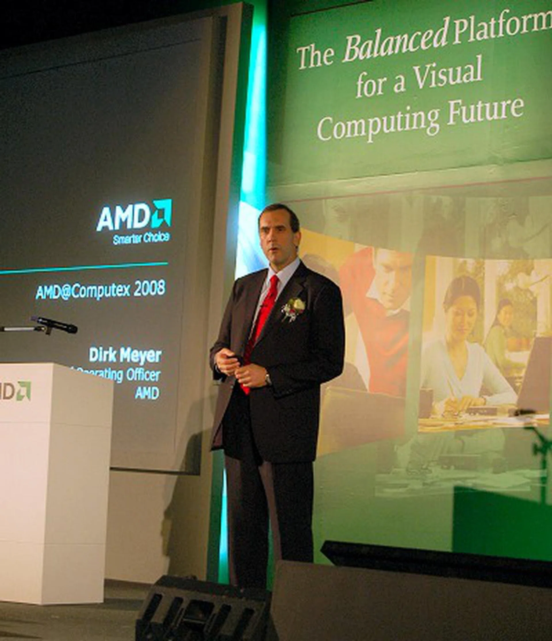 The launch was so pivotal that Dirk Meyer, AMD's President and Chief Operating Officer himself was present to give us an update of how AMD is progressing.