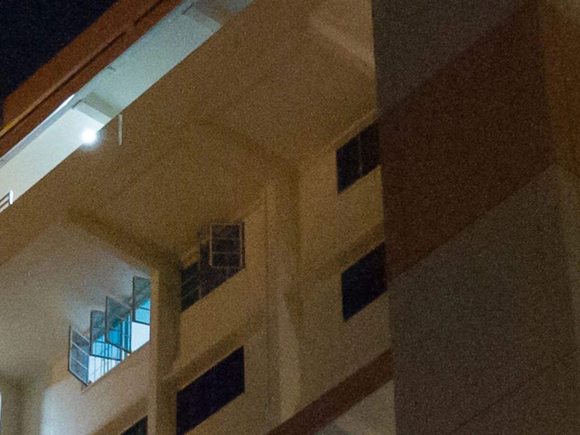 100% crop. A little noise reduction in Lightroom and the resulting image is cleaner and free of the jaggy artifacts than ISO3200 JPEGs from the camera.