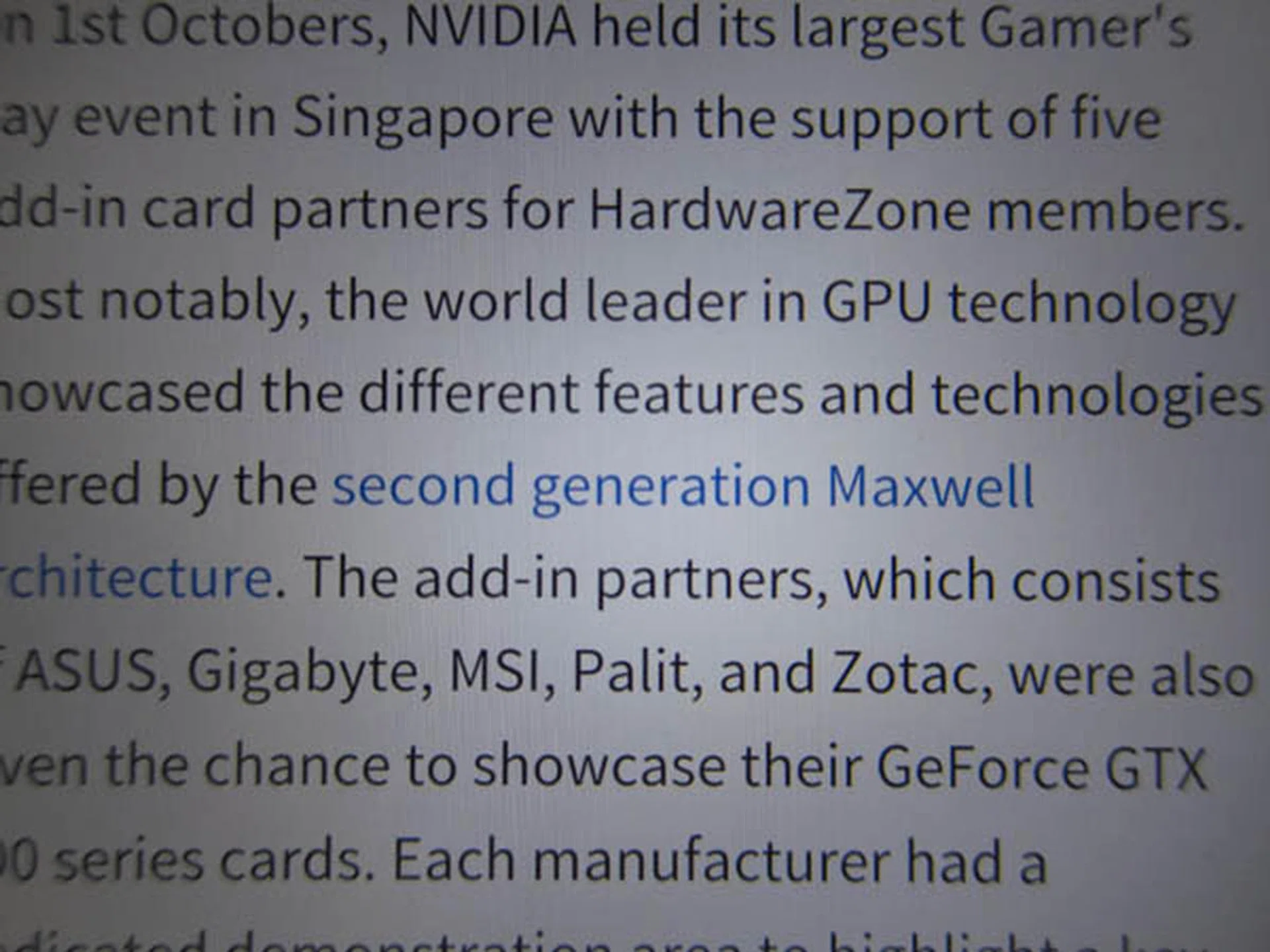 Fluid and readable text up-close on the OnePlus One.